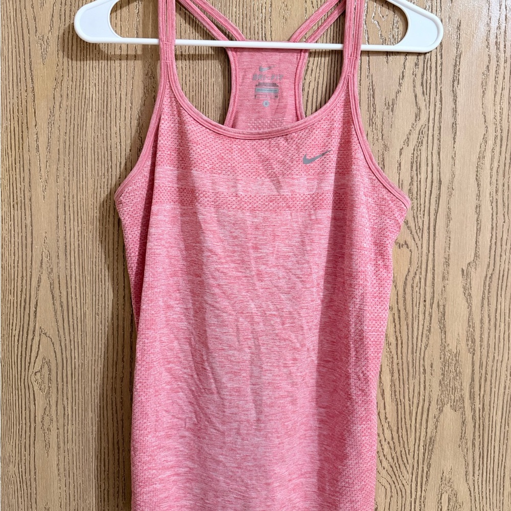 Nike Women's Heathered Pink Tank Top